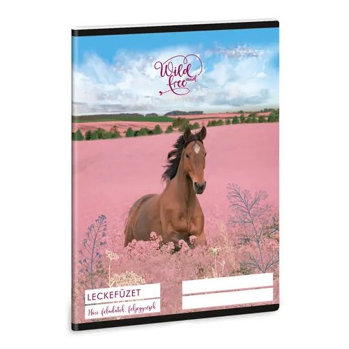 ARS UNA leckefüzet A/5 32 lapos Wild and Free, Lovas