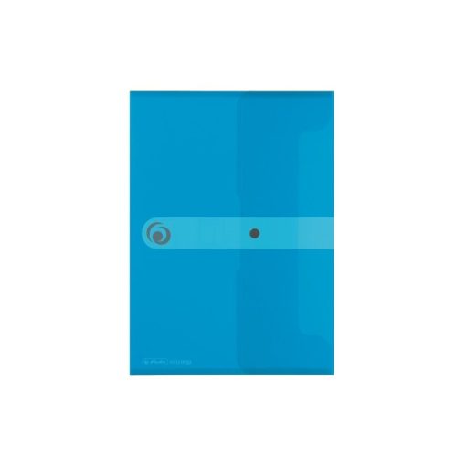 HERLITZ A/4 Dokumentumtartó PP, átlátszó kék