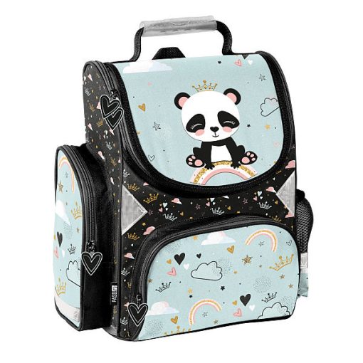 Iskolatáska szett Paso, Panda Rainbow