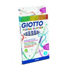 GIOTTO filckészlet 12db Turbo Glitter, csillámos 8db