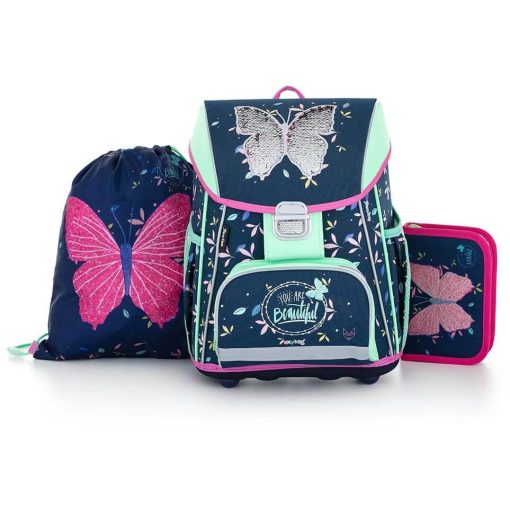 Iskolatáska szett OT, Oxybag, Butterfly II, Pillangó, 3db-os