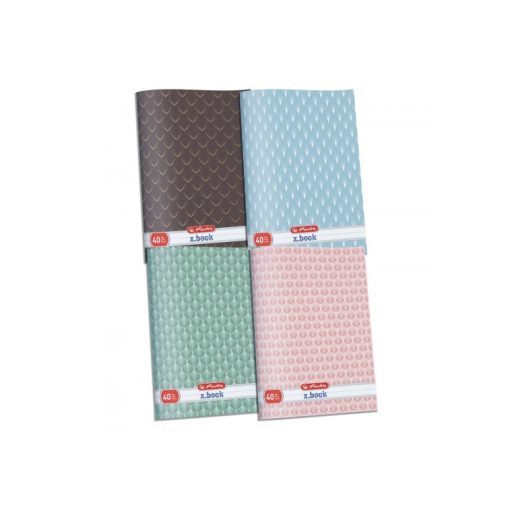 HERLITZ füzet A/4 40 lapos ArtDeco, vonalas