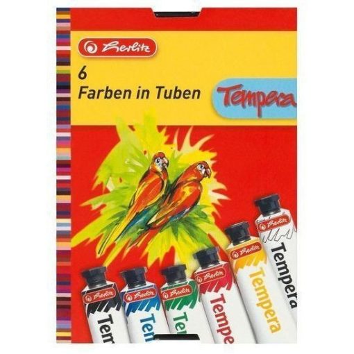 HERLITZ tempera színes, 16ml-es 10db, készlet