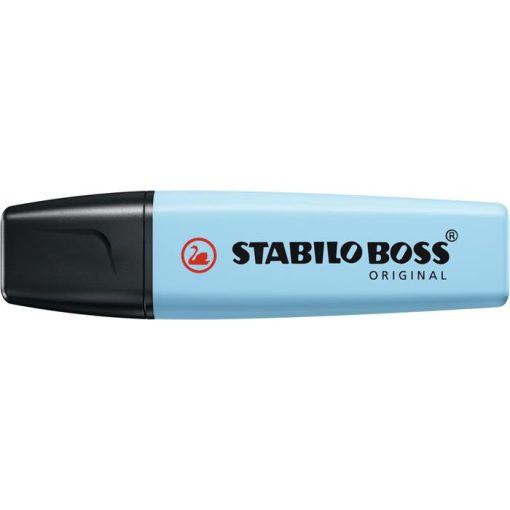 Szövegkiemelő STABILO BOSS pasztell vágott, 2-5mm, jeges kék