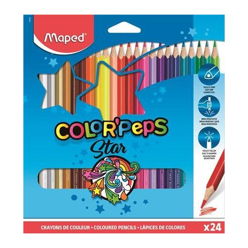 MAPED Color'Peps színesceruza 24db 