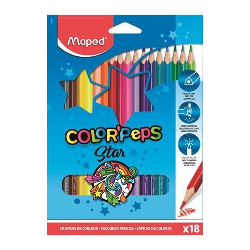 MAPED Color'Peps színesceruza 18db 