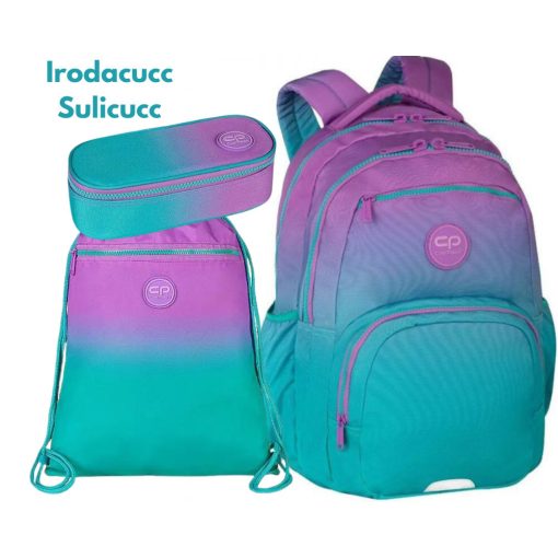 Iskolatáska szett, CoolPack, Gradient, Blueberry