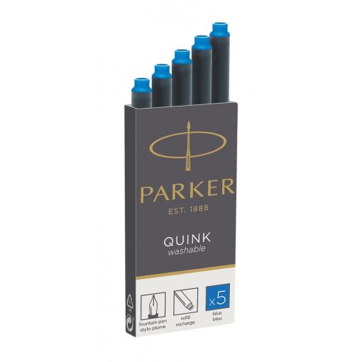 PARKER QUINK tintapatron 5db/csomag fekete