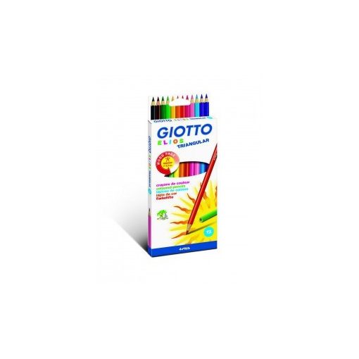 GIOTTO Elios színesceruza 12db-os háromszögletű