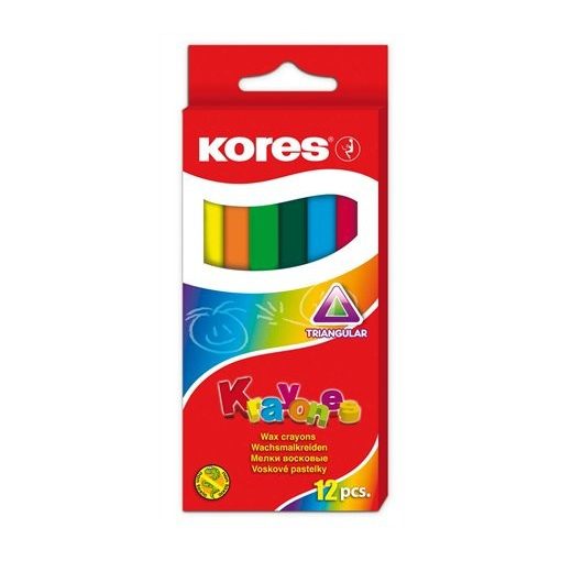 KORES krayones zsírkréta 12db