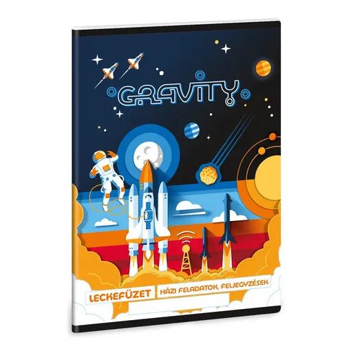 ARS UNA leckefüzet A/5 32 lapos Gravity