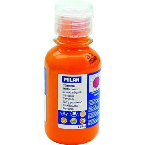 MILAN tempera 125ml, Narancssárga