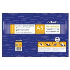   Nebuló Öntapadós tankönyvborító 10db/cs A/5 35x26cm sima