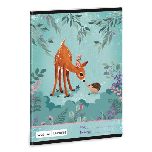 ARS UNA füzet A/5 32 lapos I. osztályos vonalas, My Secret Garden II, 14-32