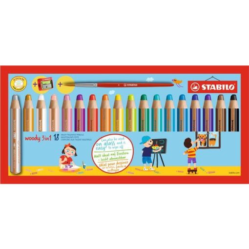 STABILO Woody 3 in 1 18db-os