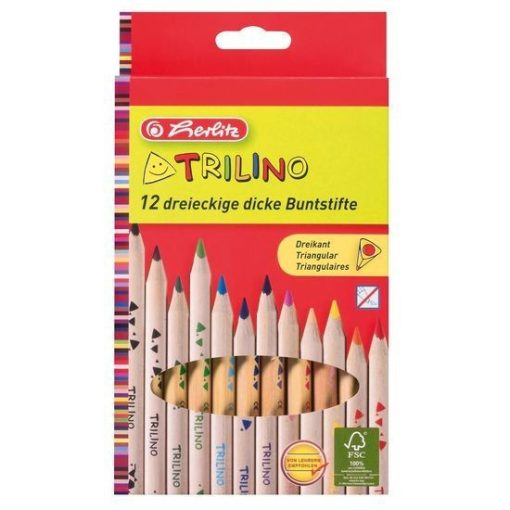 HERLITZ színesceruza Trilino jumbo háromszögletű 12db