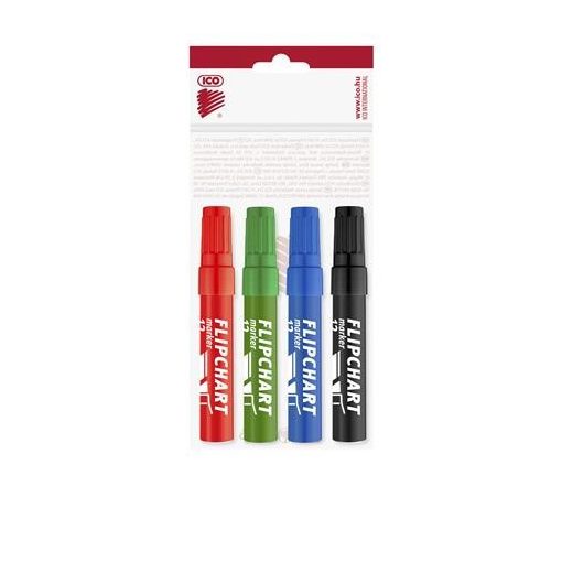 ICO rostiron készlet Artip 12 filctoll, 1-4mm, vágott, 4db