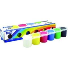 Milan tégelyes tempera 6db 25ml-es