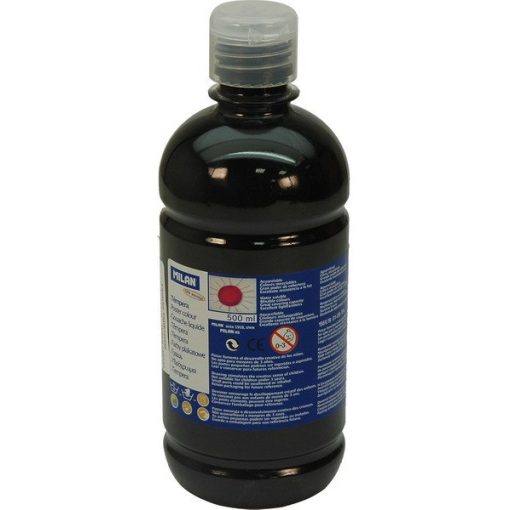 MILAN tempera 500ml, Fekete