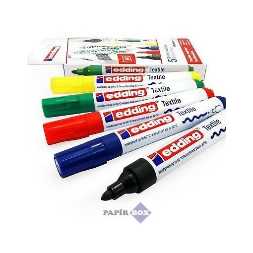 EDDING 4500 T-shirt textilfilc, Piros