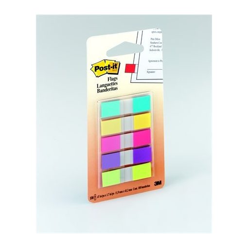 Post-it jelölőcímke 5x20 címke 12mmx43mm