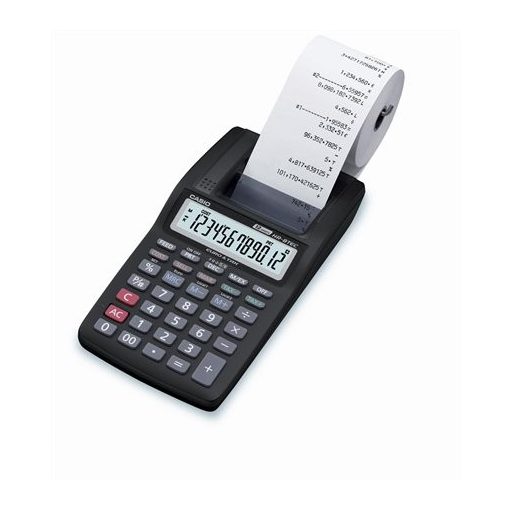 Számológép CASIO HR-8RCE szalagos 12 digit
