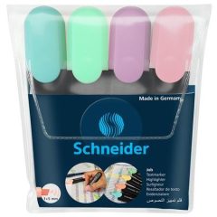 Szövegkiemelő készlet SCHNEIDER JOB 4db Pastel