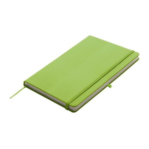 Notesz A/5, gumipánttal, világoszöld, lime