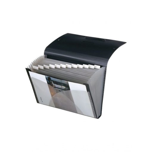 FolderMate 135, A/4 harmonika mappa, fekete