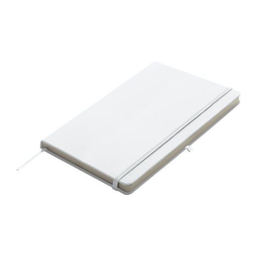 Notesz A/5, gumipánttal, fehér