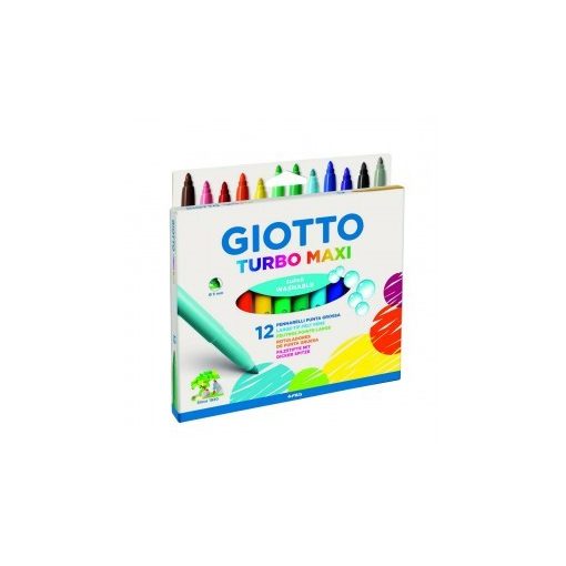 GIOTTO filckészlet 12db Turbo Color Maxi, jumbo