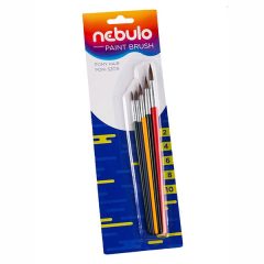   NEBULÓ ecsetkészlet 5db-os  (2, 4, 6, 8, 10 méretenként 1-1db)