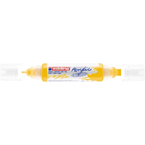 EDDING 5400 AKRIL MARKER 3D DOUBLE LINER (2-3 MM/5-10 MM), Traffic Yellow