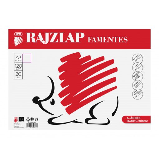 ICO Süni Famentes rajzlap A/3  (műszaki rajzlap, DIPA), 20db