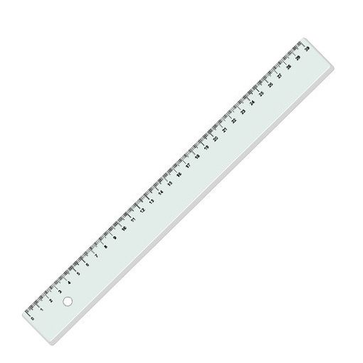 Vonalzó műanyag egyenes 30cm