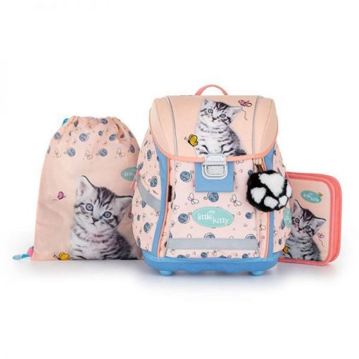 Iskolatáska szett IM, Oxybag, Cica, 3db-os