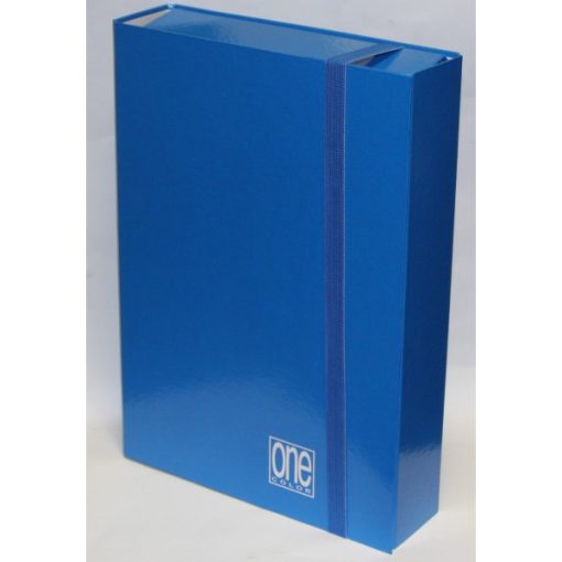 Füzetbox A/4 BLASETTI One kék 7cm