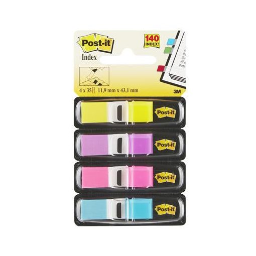 Post-it jelölőcímke 4db 12mmx44mm