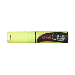 UNI Folyékony kréta marker PWE-8K, fluo sárga