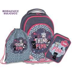 ARS UNA Iskolatáska szett, Think Pink II, 3 részes