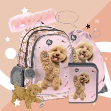 Iskolatáska szett PASO Kutyás, Hi