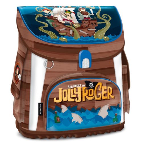 Ars Una kompakt easy mágneszáras iskolatáska Jolly Roger, kalóz
