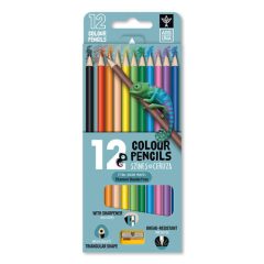 ARS UNA háromszögletű színesceruza 12db, hegyezővel