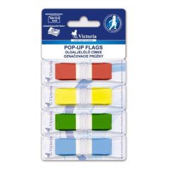Jelölőcimke VICTORIA 43x12,5mm 4x36 cimke/csomag, műanyag
