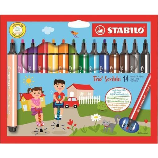 STABILO filckészlet Scribbi 14db