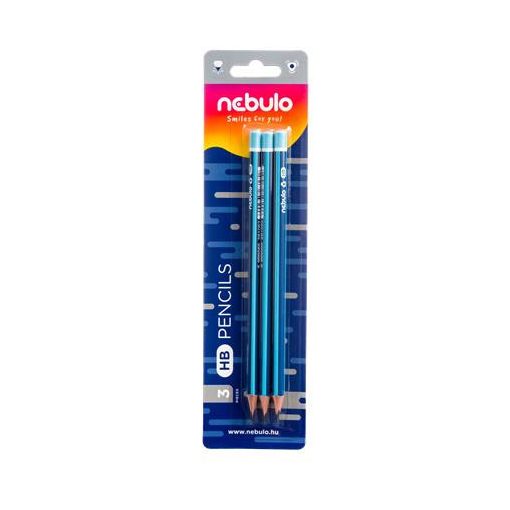 NEBULÓ grafitceruza 3db, HB