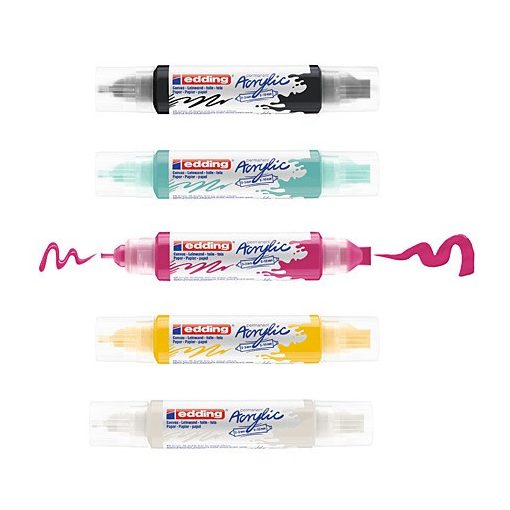 EDDING 5400 AKRIL MARKER 3D DOUBLE LINER (2-3 MM/5-10 MM), Pastel Green