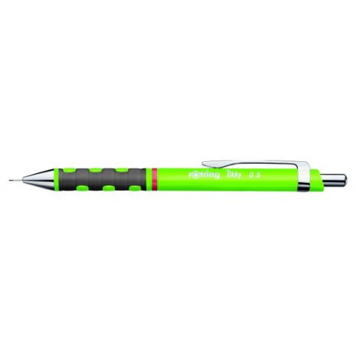 Nyomósiron ROTRING Tikky III 0.5mm, Neon zöld