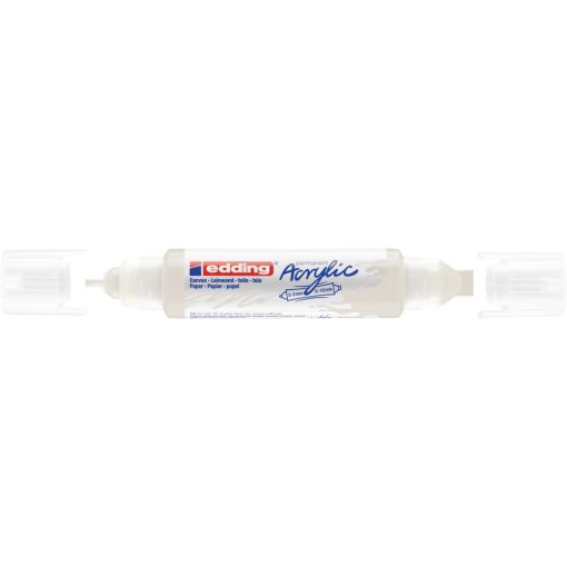 EDDING 5400 AKRIL MARKER 3D DOUBLE LINER (2-3 MM/5-10 MM), Traffic White