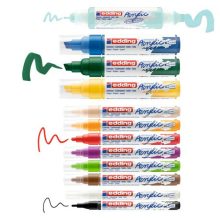 EDDING 5400 AKRIL MARKER 3D DOUBLE LINER (2-3 MM/5-10 MM), Traffic White